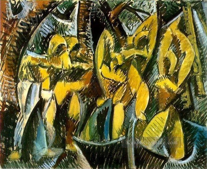 Cinq femmes 1907 Kubismus Pablo Picasso Ölgemälde